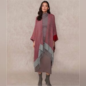 Sol Alpaca Poncho Cape OS
